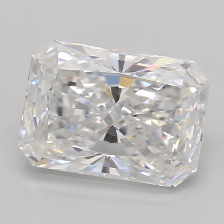 0.72 carat radiant lab-grown diamond