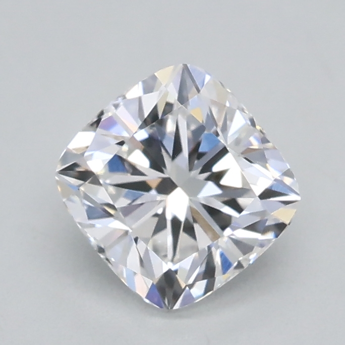 0.53 carat cushion lab-grown diamond