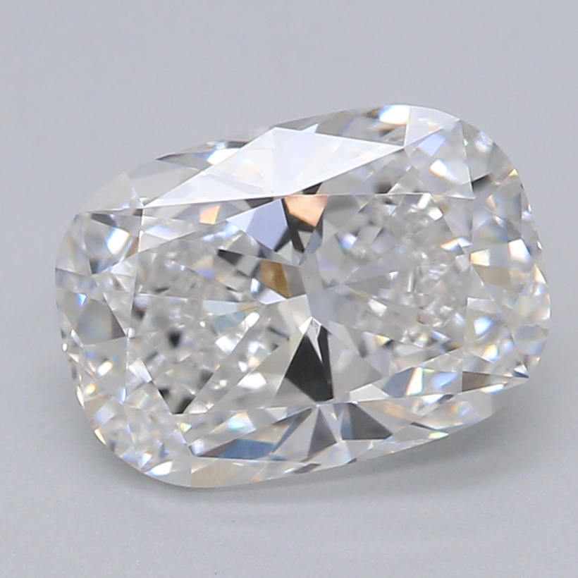 1.35 carat cushion lab-grown diamond