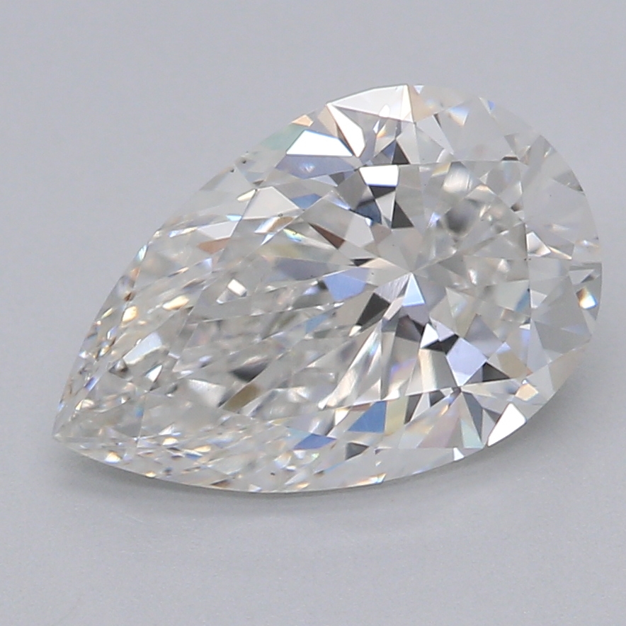 1.55 carat pear lab-grown diamond