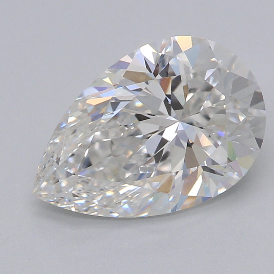 1.55 carat pear lab-grown diamond
