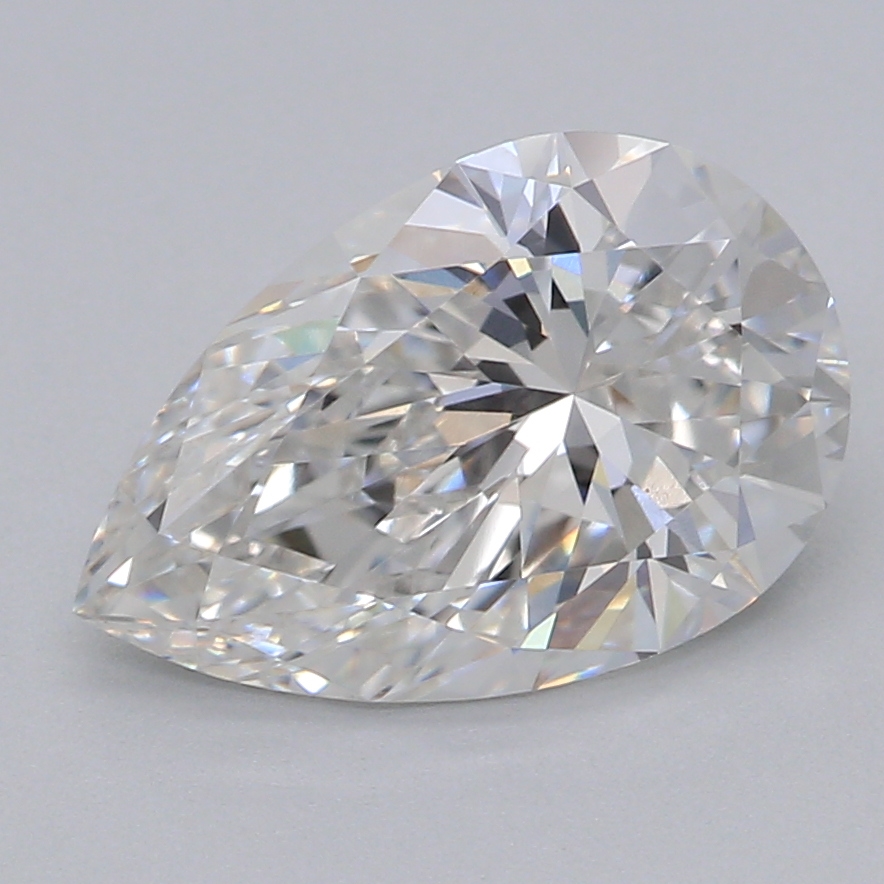 1.51 carat pear lab-grown diamond