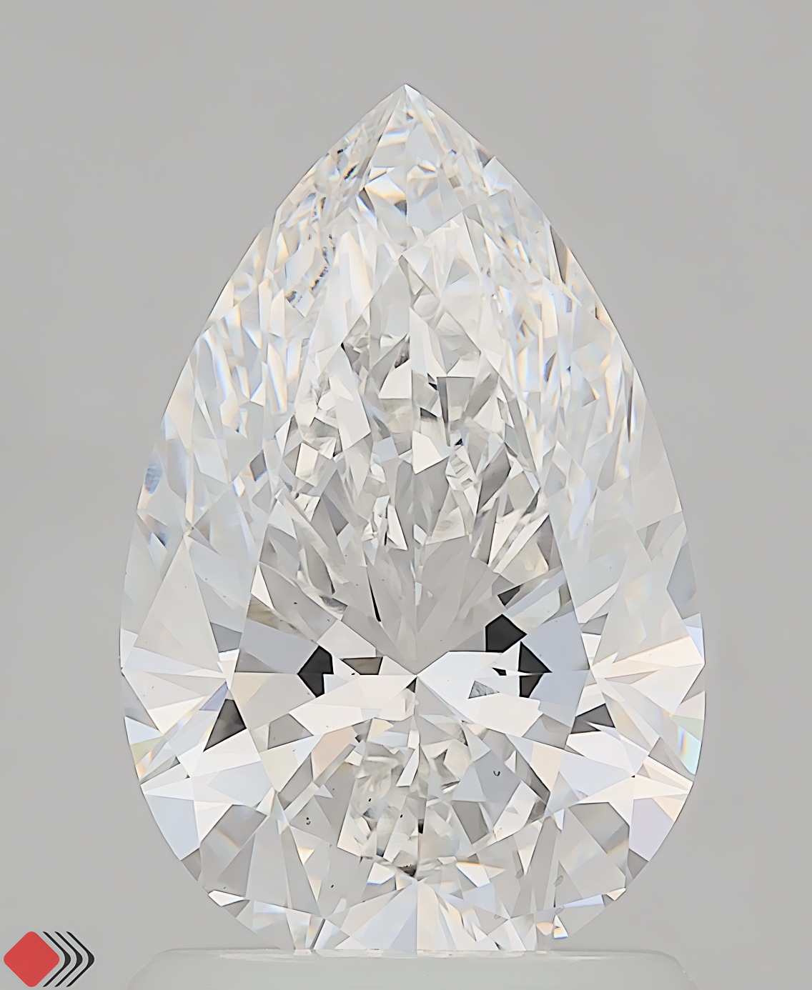 1.55 carat pear lab-grown diamond