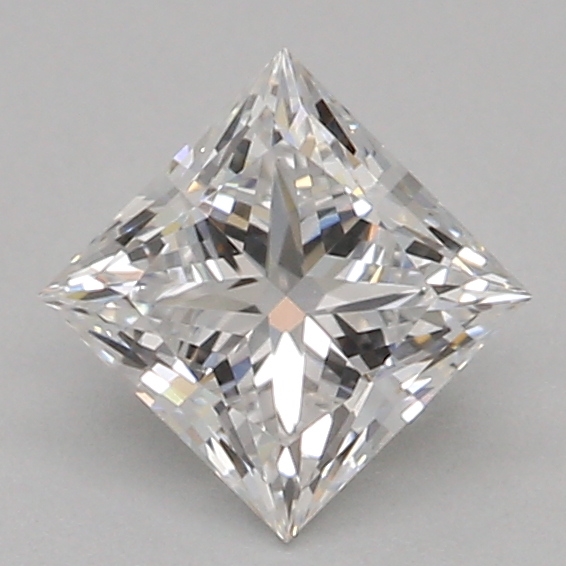 0.53 carat princess diamond