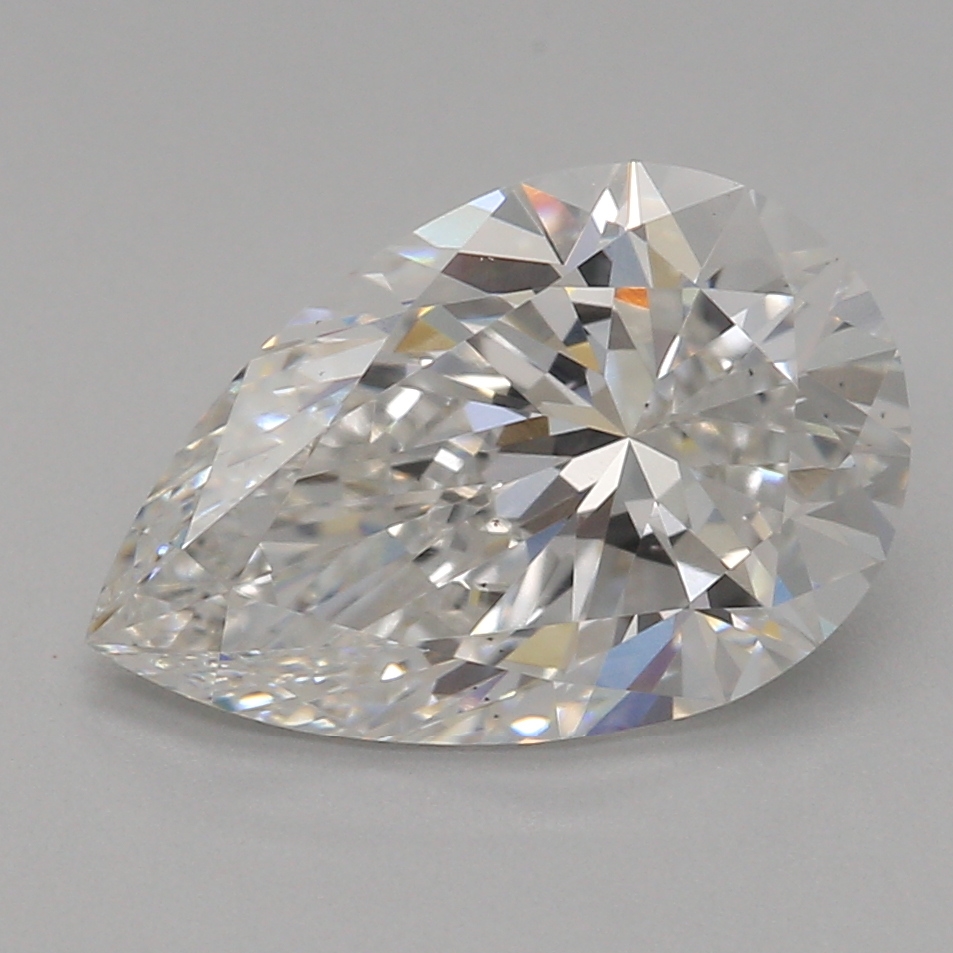 1.55 carat pear lab-grown diamond