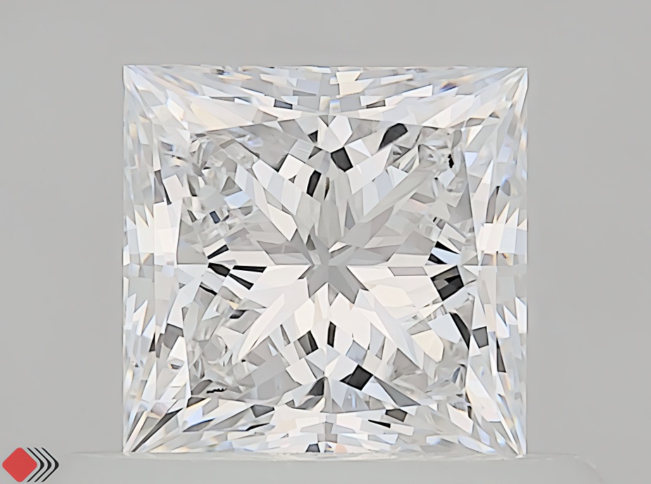 0.53 carat princess diamond