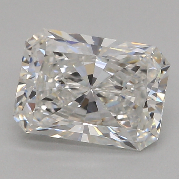 0.78 carat radiant lab-grown diamond