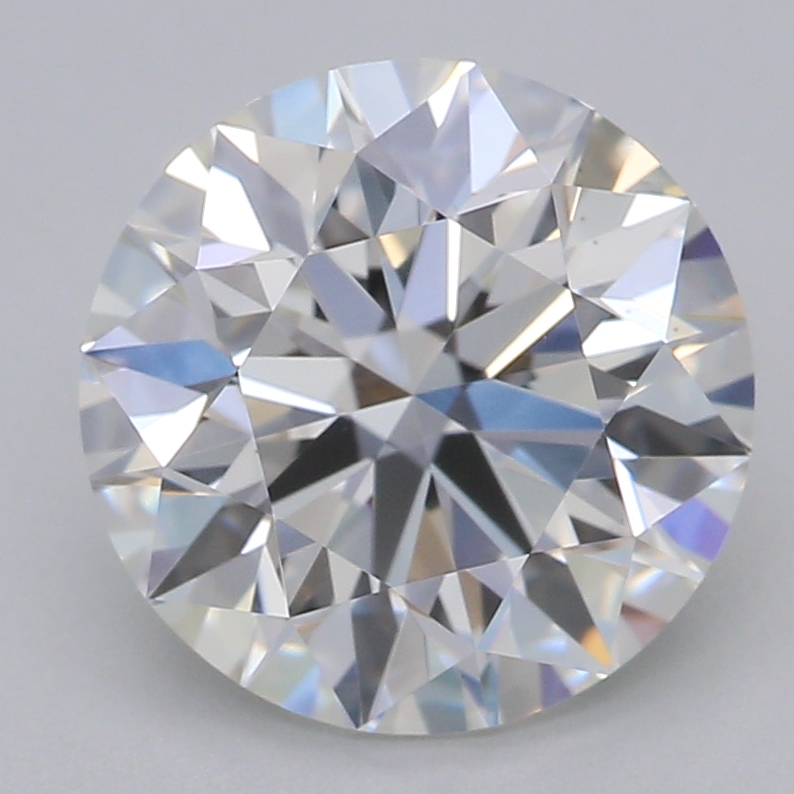 2.02 carat round lab-grown diamond