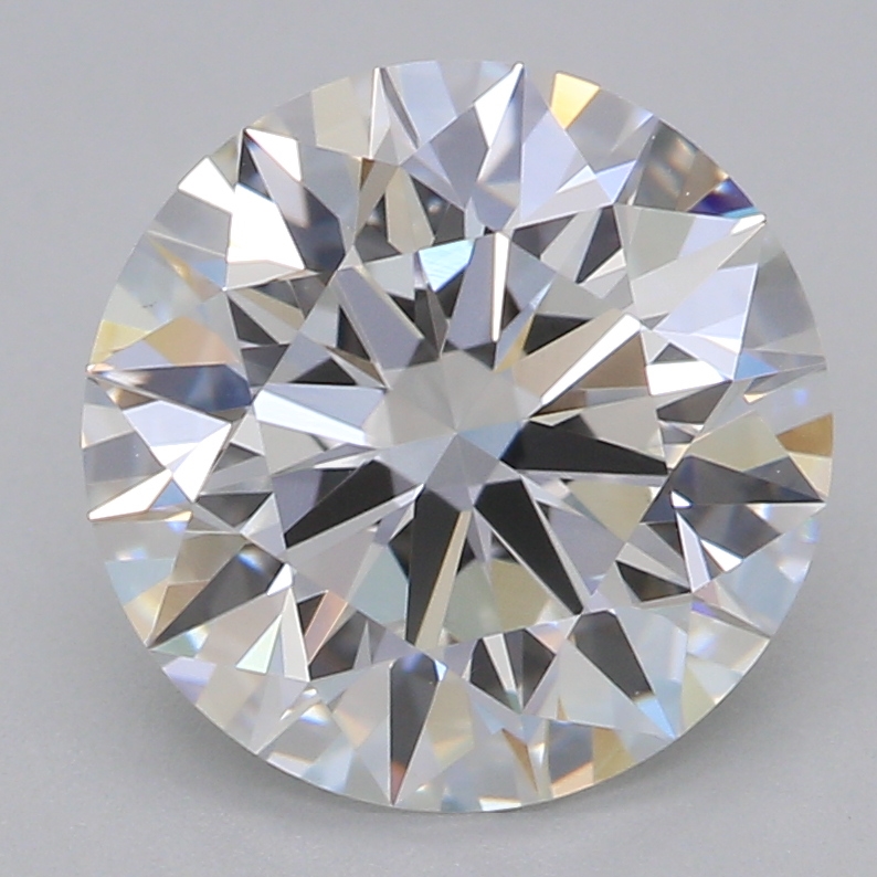 2.02 carat round lab-grown diamond
