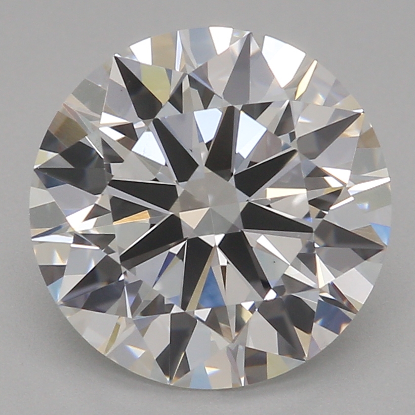 2.01 carat round lab-grown diamond
