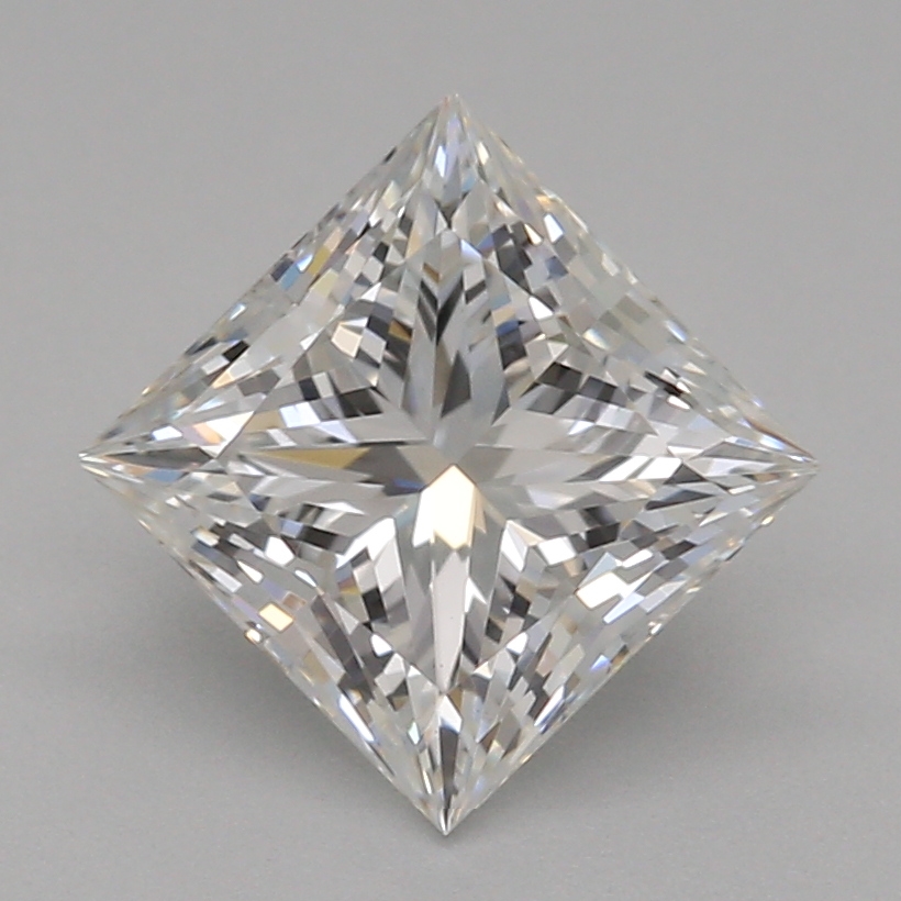 1.05 carat princess lab-grown diamond
