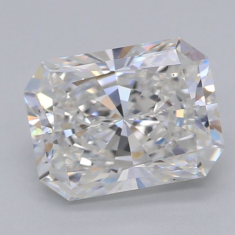 1.59 carat radiant lab-grown diamond