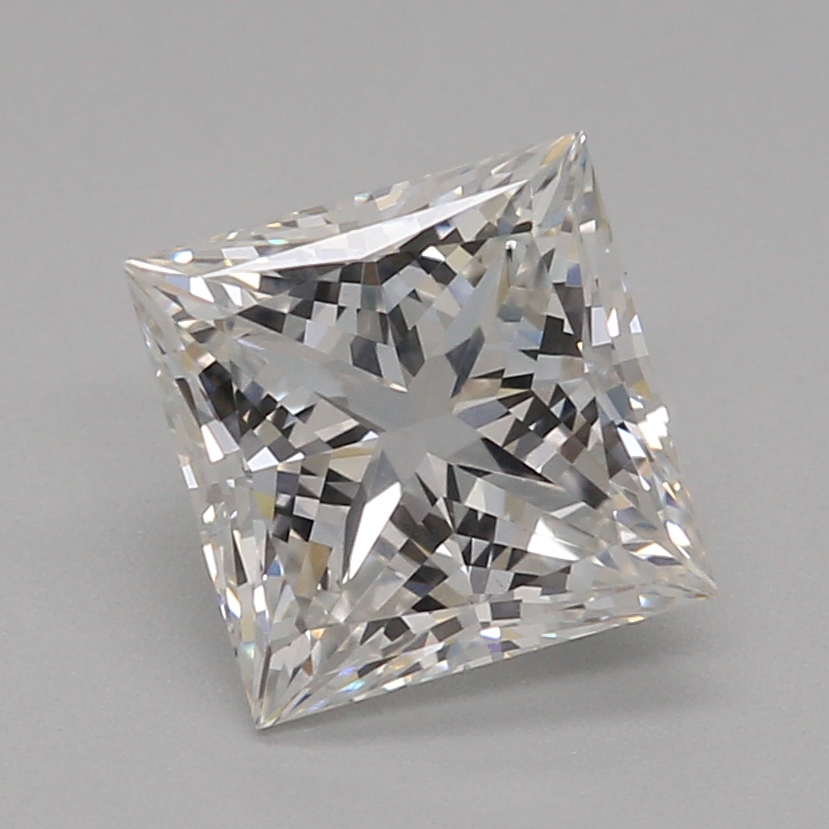 1.07 carat princess lab-grown diamond