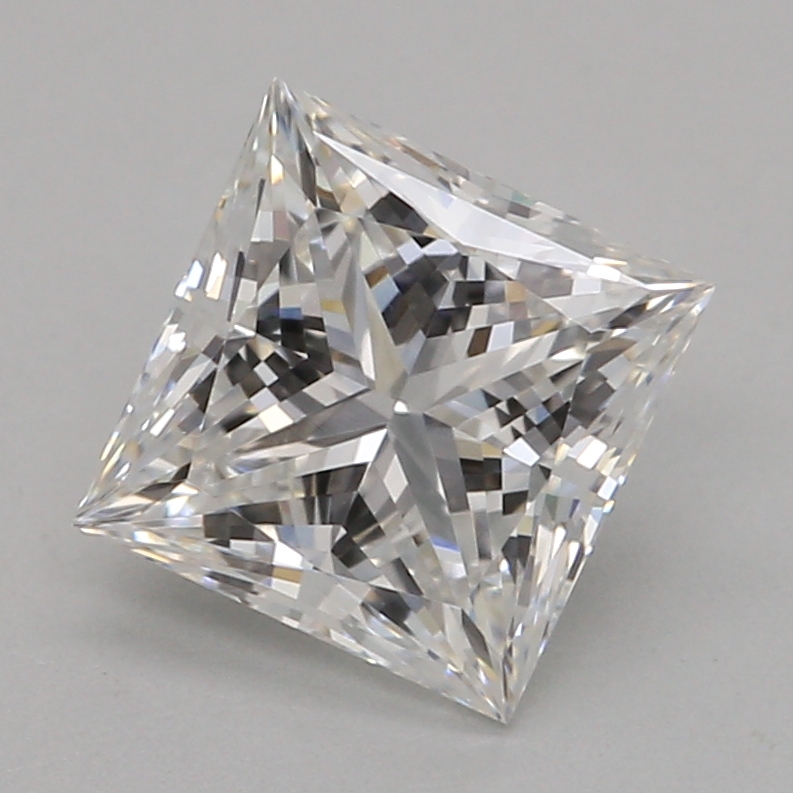 1.02 carat princess lab-grown diamond