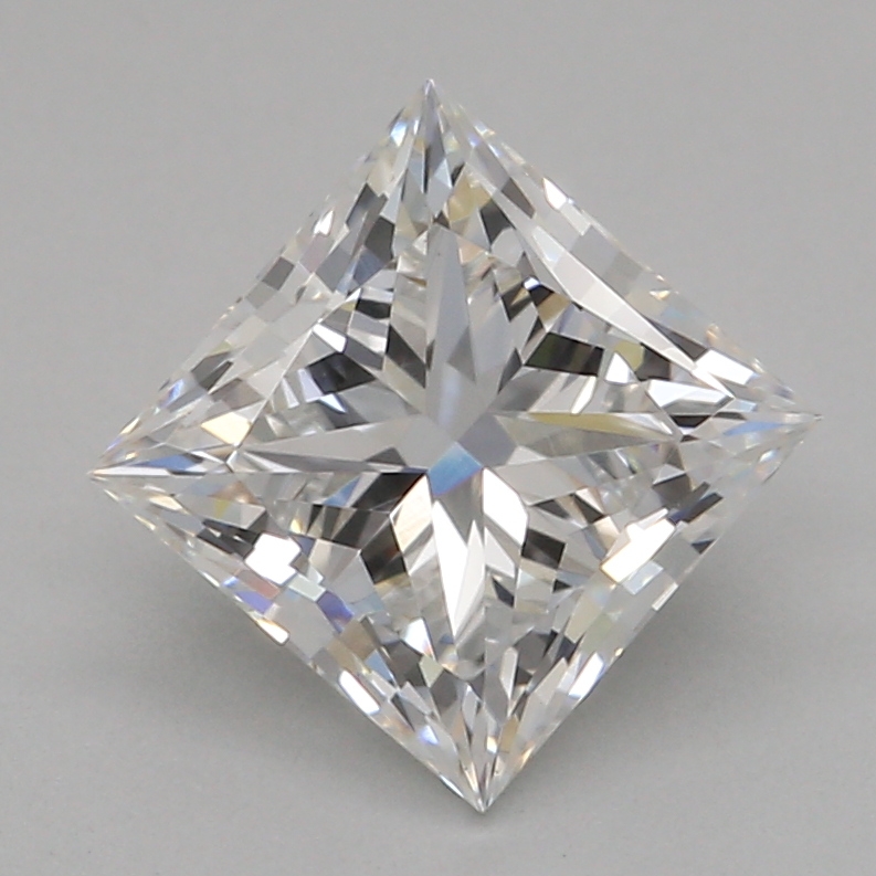 1.00 carat princess lab-grown diamond