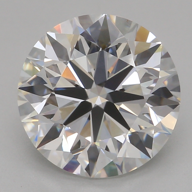 2.02 carat round lab-grown diamond