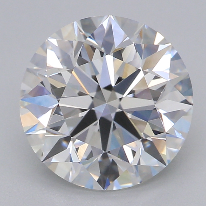2.02 carat round lab-grown diamond