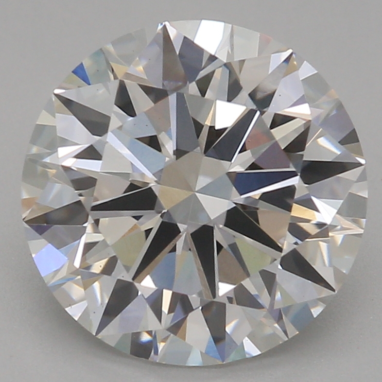 2.02 carat round lab-grown diamond