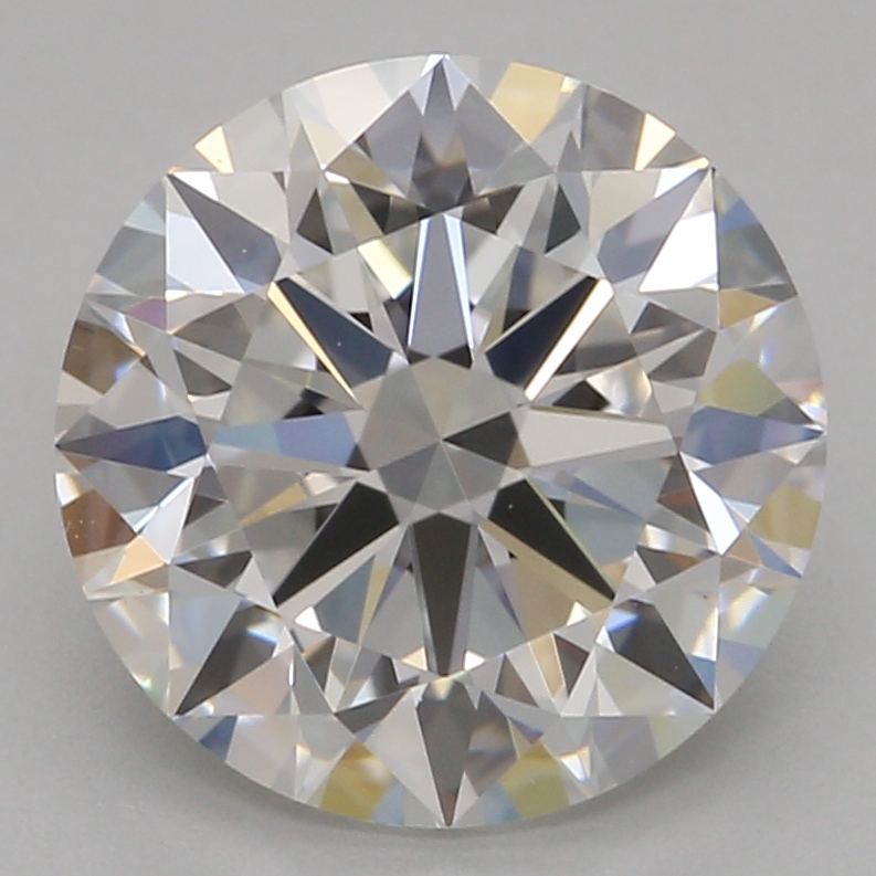 2.02 carat round lab-grown diamond