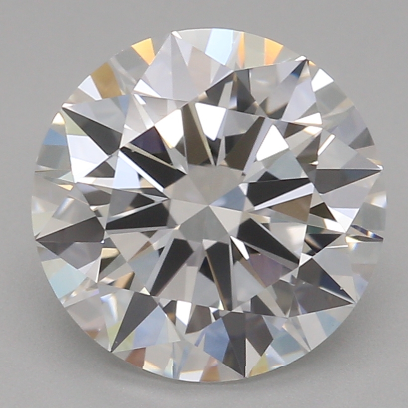2.02 carat round lab-grown diamond