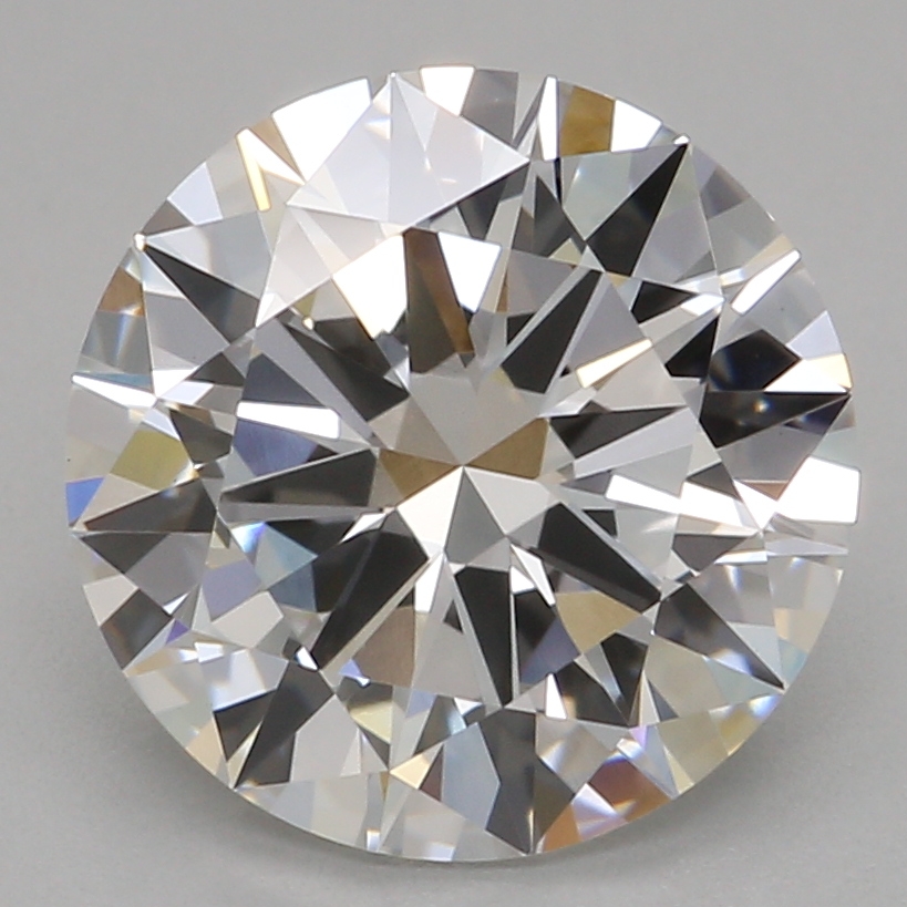 2.02 carat round lab-grown diamond