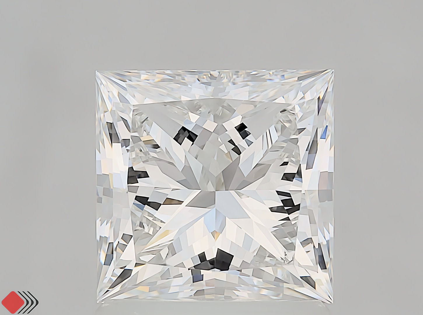1.54 carat princess lab-grown diamond