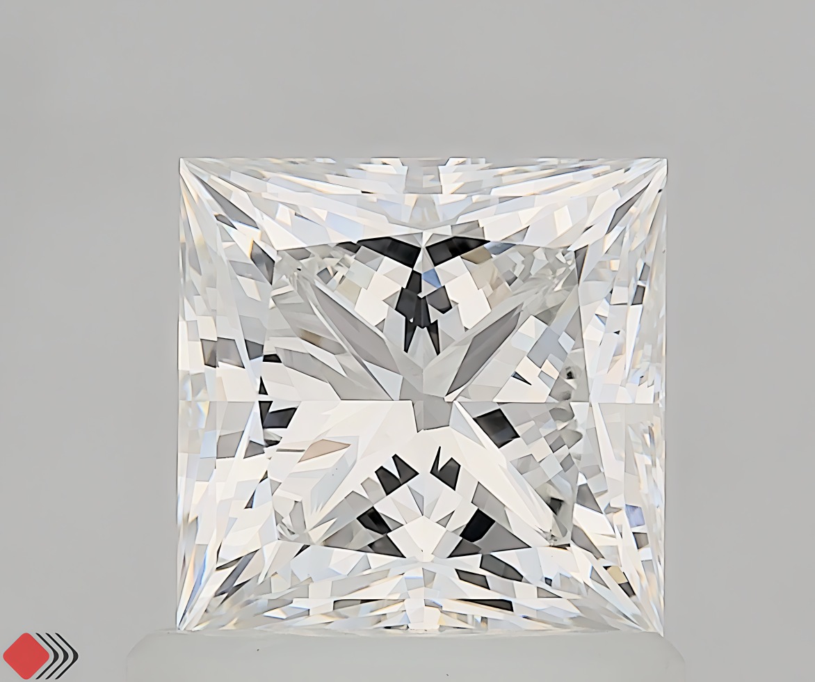 1.02 carat princess lab-grown diamond