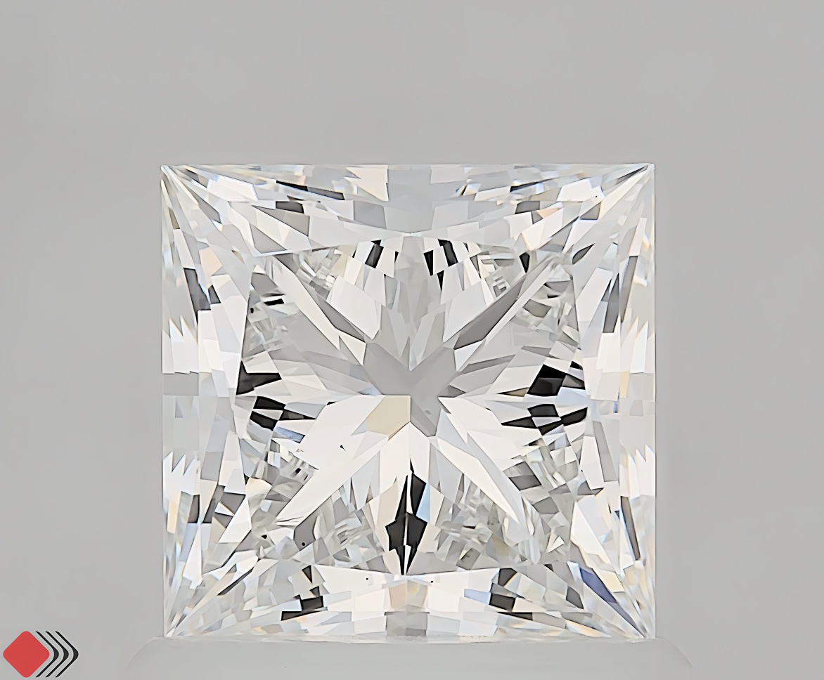 1.02 carat princess lab-grown diamond