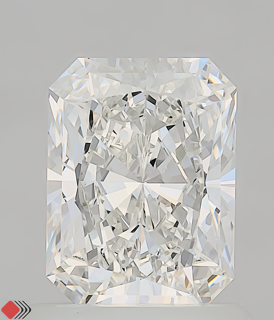 1.02 carat radiant lab-grown diamond