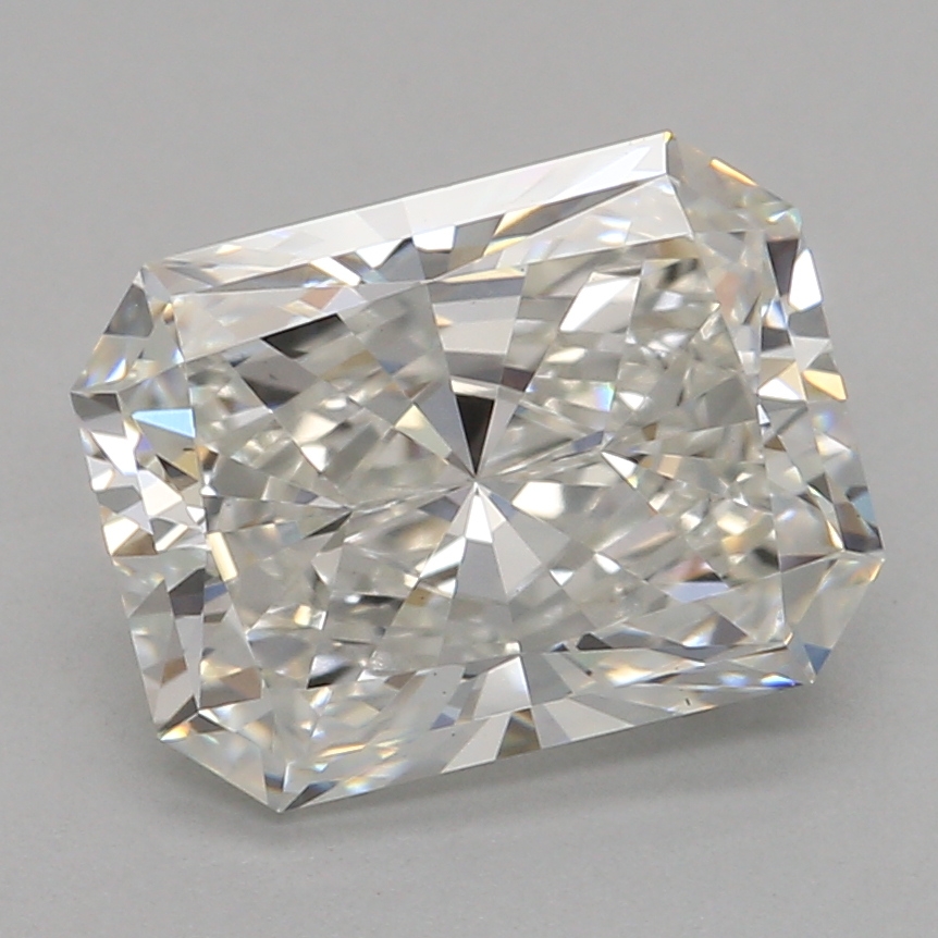 1.59 carat radiant lab-grown diamond